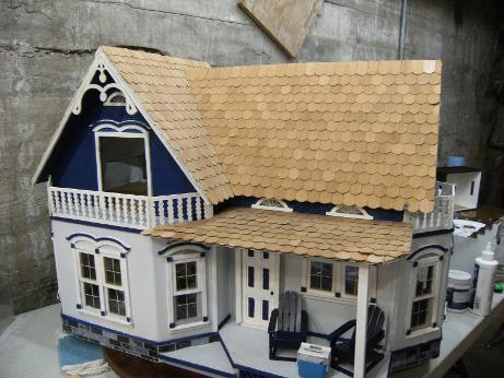 Greenleaf magnolia blue on sale wood dollhouse kit